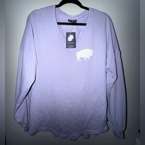 Buffalo V-Neck Long Sleeve Shirt